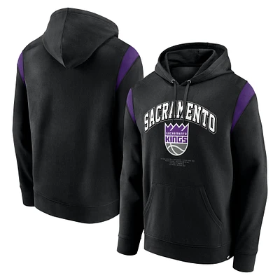 Men's Fanatics Black Sacramento Kings Scorer Pullover Hoodie