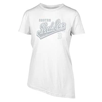 Women's Levelwear  White Boston Red Sox Birch Sweep T-Shirt
