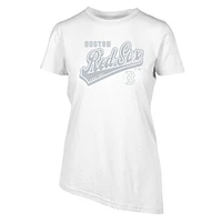 Women's Levelwear  White Boston Red Sox Birch Sweep T-Shirt
