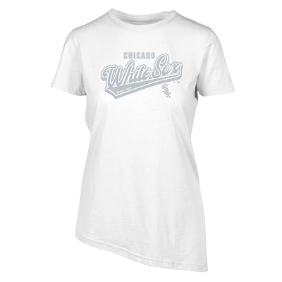 Women's Levelwear  White Chicago Sox Birch Sweep T-Shirt