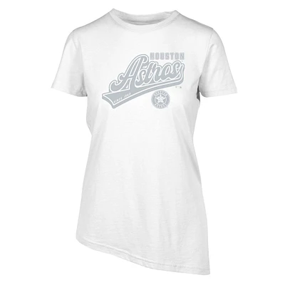 Women's Levelwear  White Houston Astros Birch Sweep T-Shirt