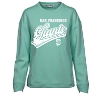 Women's Levelwear  Mint San Francisco Giants  Fiona Sweep Pullover Sweatshirt