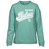 Women's Levelwear  Mint San Diego Padres  Fiona Sweep Pullover Sweatshirt