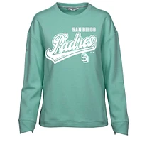 Women's Levelwear  Mint San Diego Padres  Fiona Sweep Pullover Sweatshirt