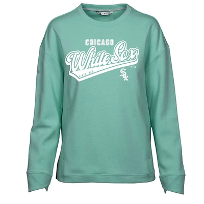 Women's Levelwear  Mint Chicago White Sox  Fiona Sweep Pullover Sweatshirt