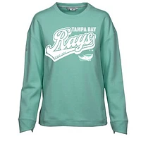 Women's Levelwear  Mint Tampa Bay Rays  Fiona Sweep Pullover Sweatshirt