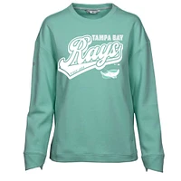 Women's Levelwear  Mint Tampa Bay Rays  Fiona Sweep Pullover Sweatshirt