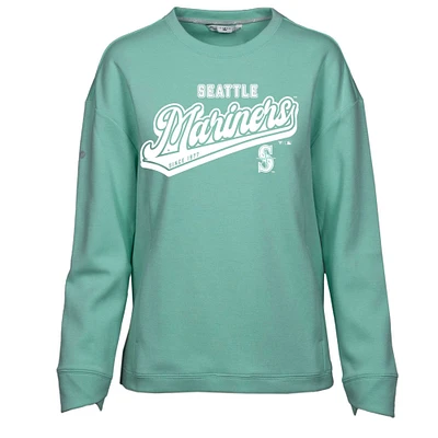 Women's Levelwear  Mint Seattle Mariners  Fiona Sweep Pullover Sweatshirt