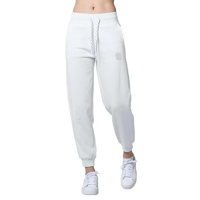 Women's Levelwear  White San Diego Padres Gardinia Core Sweatpants