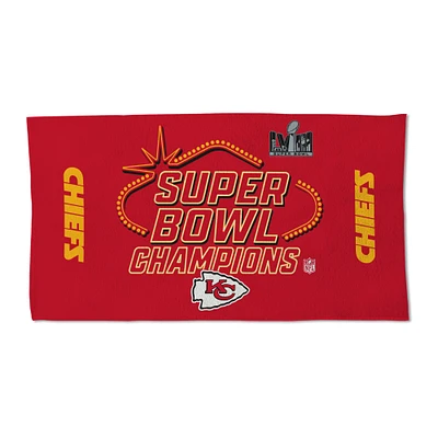 WinCraft Kansas City Chiefs Super Bowl LVIII Champions Locker Room 22'' x 42'' Double-Sided Towel