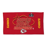 WinCraft Kansas City Chiefs Super Bowl LVIII Champions Locker Room 22'' x 42'' Double-Sided Towel