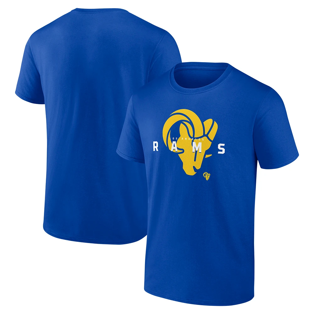 Men's Fanatics Royal Los Angeles Rams Coordinate T-Shirt