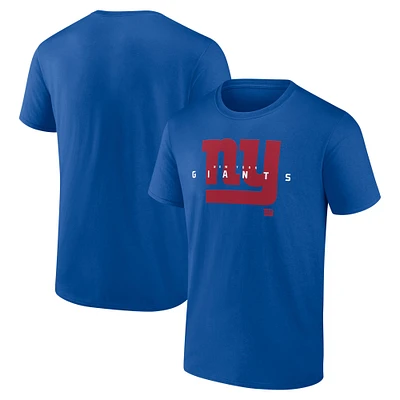 Men's Fanatics Royal New York Giants Coordinate T-Shirt