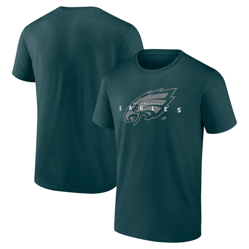 Men's Fanatics Midnight Green Philadelphia Eagles Coordinate T-Shirt