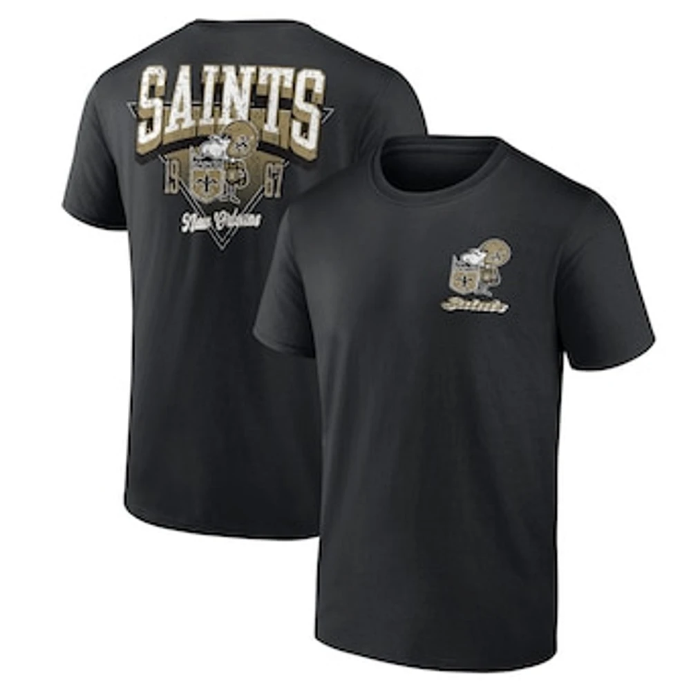 Men's Fanatics Black New Orleans Saints Never Over T-Shirt