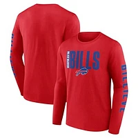 Men's Fanatics Red Buffalo Bills Vision Long Sleeve T-Shirt