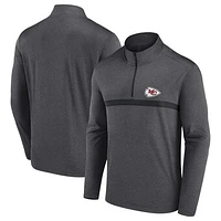 Men's Fanatics  Red Kansas City Chiefs Head-to-Head Quarter-Zip Top