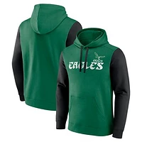 Men's Fanatics Kelly Green Philadelphia Eagles Fleece Pullover Hoodie