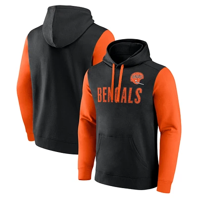 Men's Fanatics Black Cincinnati Bengals Fleece Pullover Hoodie