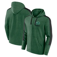 Men's Fanatics  Heather Green New York Jets Gains Full-Zip Hoodie