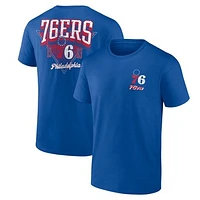 Men's Logo Athletic Royal Philadelphia 76ers Never Over T-Shirt