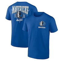 Men's Logo Athletic Blue Dallas Mavericks Never Over T-Shirt