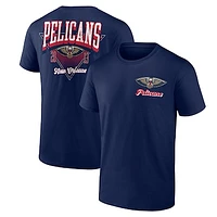 Men's Logo Athletic Navy New Orleans Pelicans Never Over T-Shirt