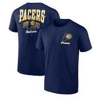 Men's Logo Athletic Navy Indiana Pacers Never Over T-Shirt