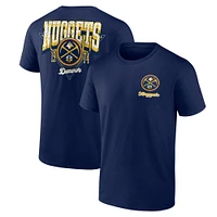 Men's Logo Athletic Navy Denver Nuggets Never Over T-Shirt