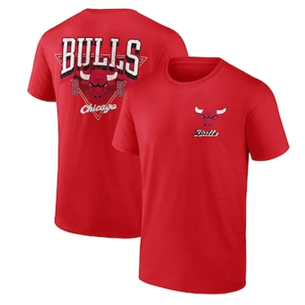 Men's Red Chicago Bulls Never Over T-Shirt