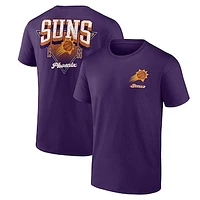 Men's Logo Athletic Purple Phoenix Suns Never Over T-Shirt