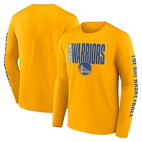 Men's Gold Golden State Warriors Vision Long Sleeve T-Shirt