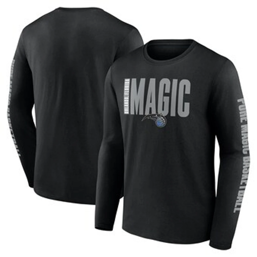 Men's Black Orlando Magic Vision Long Sleeve T-Shirt