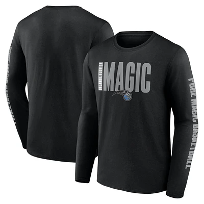 Men's Black Orlando Magic Vision Long Sleeve T-Shirt