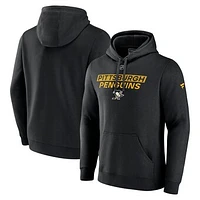 Men's Fanatics Black Pittsburgh Penguins Prime Alt Logo Pullover Hoodie