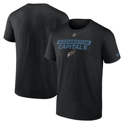 Men's Fanatics Black Washington Capitals Alternate T-Shirt