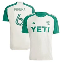 Men's adidas Daniel Pereira Tan Austin FC 2024 The Armadillo Kit Replica Player Jersey