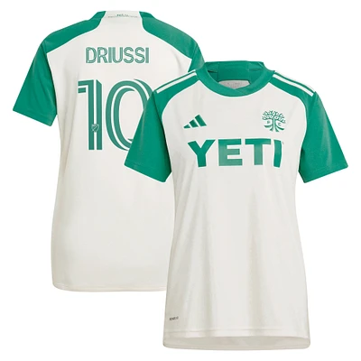 Women's adidas Sebastián Driussi Tan Austin FC 2024 The Armadillo Kit Replica Player Jersey