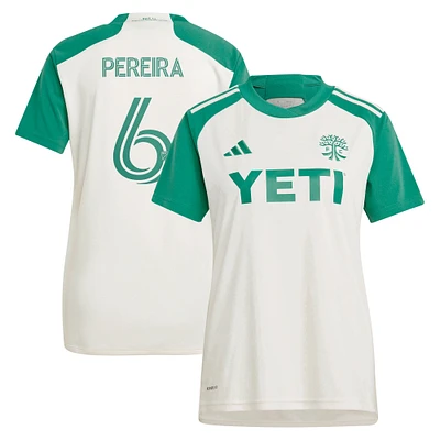 Women's adidas Daniel Pereira Tan Austin FC 2024 The Armadillo Kit Replica Player Jersey