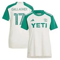 Women's adidas Jon Gallagher Tan Austin FC 2024 The Armadillo Kit Replica Player Jersey