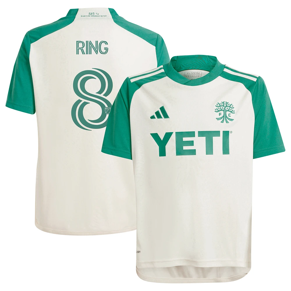 Youth adidas Alexander Ring Tan Austin FC 2024 The Armadillo Kit Replica Player Jersey