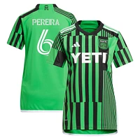 Women's adidas Daniel Pereira Green Austin FC 2024 Las Voces Kit Replica Player Jersey