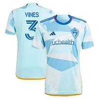 Men's adidas Sam Vines Light Blue Colorado Rapids 2024 New Day Kit Replica Player Jersey