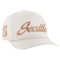 Men's '47 Cream Seattle Mariners Neutral Overhand Hitch Adjustable Hat