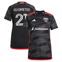 Women's adidas Theodore Ku-Dipietro Black D.C. United 2024 The Icon Kit Replica Player Jersey