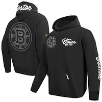 Men's Pro Standard  Black Boston Bruins Paint the City Pullover Hoodie