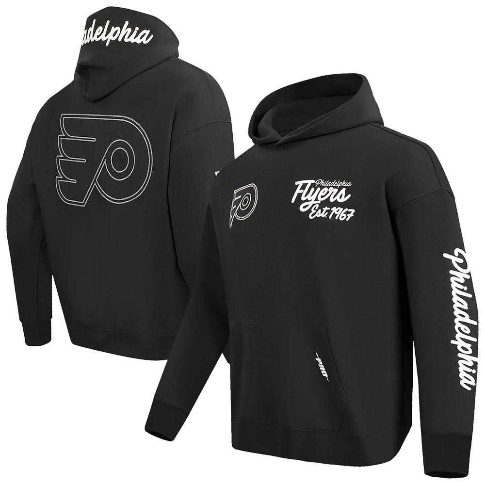 Men's Pro Standard  Black Philadelphia Flyers Paint the City Pullover Hoodie