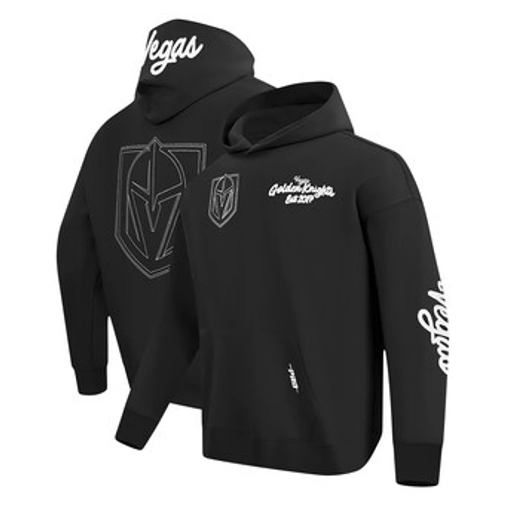 Men's Pro Standard  Black Vegas Golden Knights Paint the City Pullover Hoodie