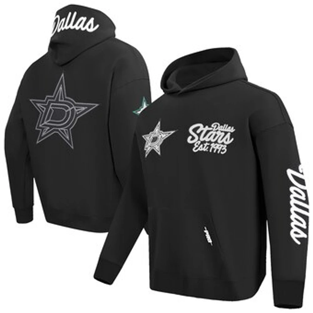 Men's Pro Standard  Black Dallas Stars Paint the City Pullover Hoodie