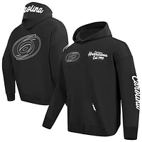 Men's Pro Standard  Black Carolina Hurricanes Paint the City Pullover Hoodie